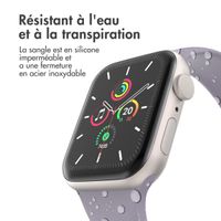 imoshion Bracelet en silicone⁺ Apple Watch | 44/45/46/49 mm - Taille M/L - Lavender
