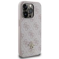Guess Coque 4G Metal Logo MagSafe Apple iPhone 15 Pro Max - Rose