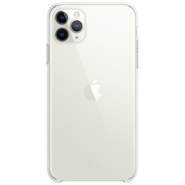 Apple 4 Pack Coque en silicone Apple iPhone 11 Pro Max - Transparant + Seafoam + Alaskan Blue + Black
