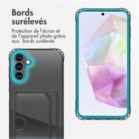 imoshion Coque silicone avec porte-cartes Samsung Galaxy A35 - Transparent