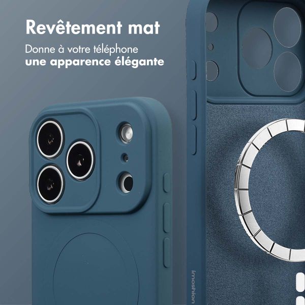 imoshion Coque Couleur avec MagSafe Apple iPhone 17 Pro - Bleu foncé