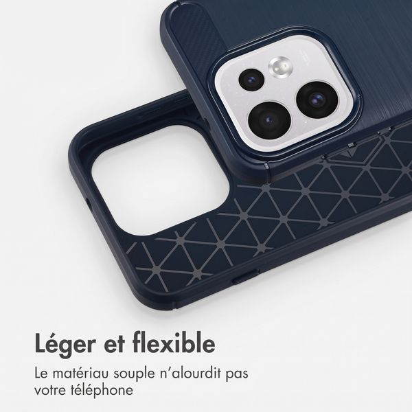 imoshion Coque Brushed Oppo Reno 16 / 16 Pro - Bleu foncé