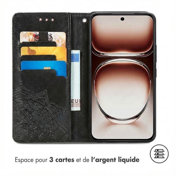 imoshion Etui de télephone Mandala Oppo Reno 12 - Noir