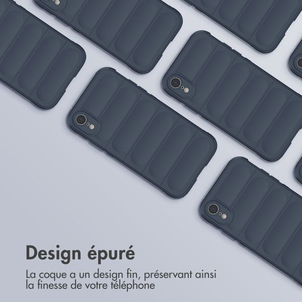 imoshion Coque arrière EasyGrip Apple iPhone Xr - Bleu foncé