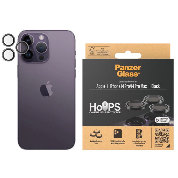PanzerGlass Protection Caméra Hoops Optic Rings Apple iPhone 14 Pro / 14 Pro Max