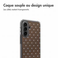 imoshion Coque Design Samsung Galaxy A18 (4G) / A17 (4G/5G) - Polka Dot Bruin