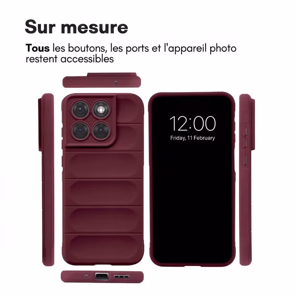 imoshion EasyGrip Backcover Motorola Edge 70 Fusion - Aubergine