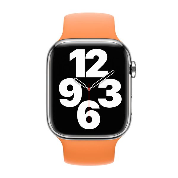 Apple Bracelet Boucle unique en Silicone Apple Watch | 38/40/41/42 mm - Taille 4 - Marigold