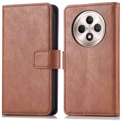 imoshion Étui de télephone portefeuille de luxe Oppo Reno 12F 5G - Marron