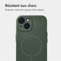 Accezz Coque Grip avec MagSafe Apple iPhone 14 - Vert foncé