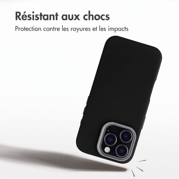 Accezz Coque arrière Mesh avec MagSafe Apple iPhone 16 Pro - Noir