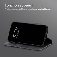 imoshion Étui de téléphone portefeuille Slim Honor 600 Lite - Noir