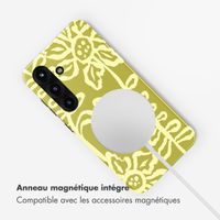 Selencia Coque arrière Vivid avec MagSafe Samsung Galaxy S25 - Chalky Bloom