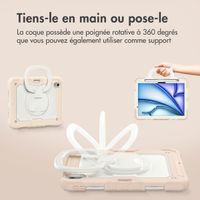 imoshion Coque tablette kidsproof Rugged Apple iPad Air 11 pouces (2026) M4 / (2025) M3 / (2024) M2 - Rose clair