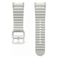 Samsung Bracelet Sport original Samsung Galaxy Watch 4 / 5 / 6 / 7 / FE (20 mm) - Taille M/L - Argent