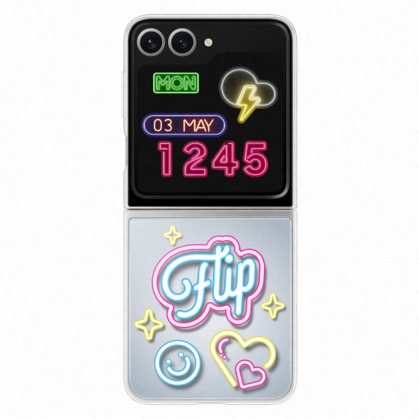 Samsung Coque FlipSuit originale Samsung Galaxy Z Flip 6 / Flip 7 FE - Transparent