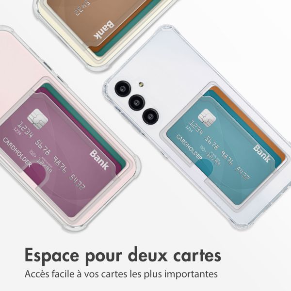imoshion Coque silicone avec porte-cartes Samsung Galaxy A16 - Transparent