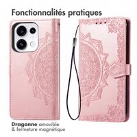imoshion Etui de télephone Mandala Oppo Reno 16 F - Rose Gold
