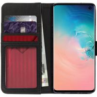 imoshion Étui de télephone portefeuille de luxe Samsung Galaxy S10 - Noir