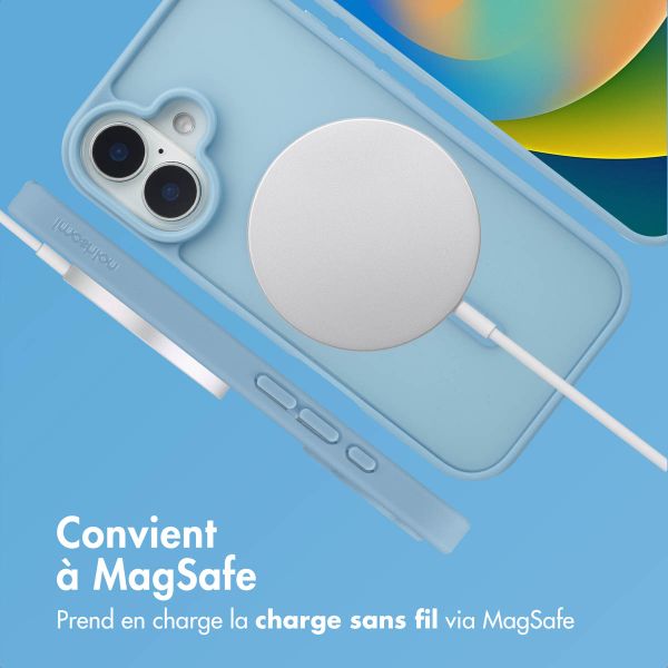 imoshion Coque Color Guard avec MagSafe Apple iPhone 16 - Bleu clair
