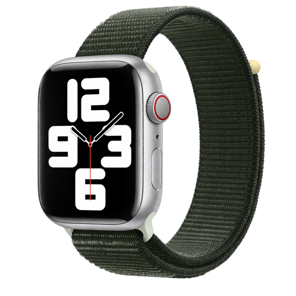 Apple 2 Pack Bracelet Sport Loop pour Apple Watch | 44/45/46/49 mm - (Product)RED / Cypress