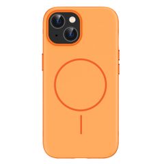 imoshion Coque arrière Color avec Thin MagSafe Ring Apple iPhone 15 - Orange