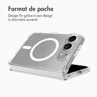 Accezz Coque arrière Xtreme Impact avec MagSafe Apple iPhone Duo - Transparent