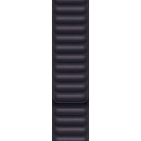 Apple Bracelet Leather Link Apple Watch | 44/45/46/49 mm - Taille M/L - Ink
