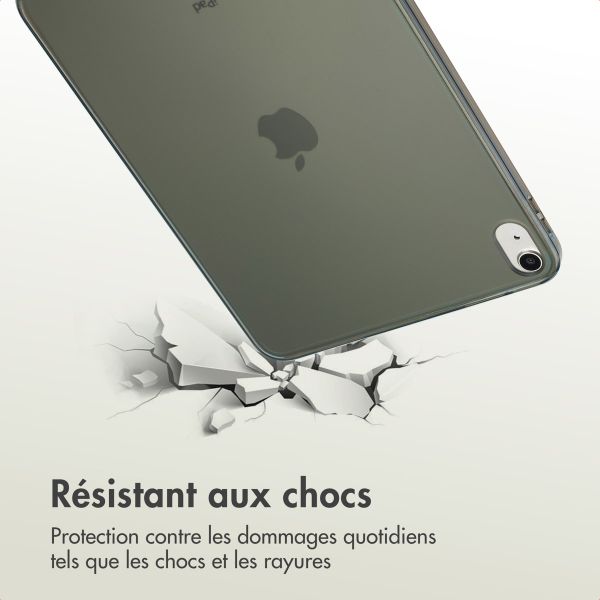 Accezz Coque Frosted Apple iPad Air 11 pouces (2026) M4 / (2025) M3 / (2024) M2 / Air 5 (2022) / Air 4 (2020) - Noir