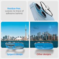 Spigen Optik Lens Protector - Protection complète de la caméra (lot de 2) Apple iPhone 14 / 14 Plus - Crystal Clear