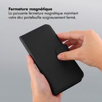 Accezz Coque portefeuille Edge amovible avec MagSafe Samsung Galaxy A27 (5G) - Noir