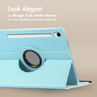 imoshion Coque tablette rotatif à 360° Samsung Galaxy Tab S9 11.0 pouces / S10 Lite / S10 FE / S9 FE 10.9 pouces - Bleu clair