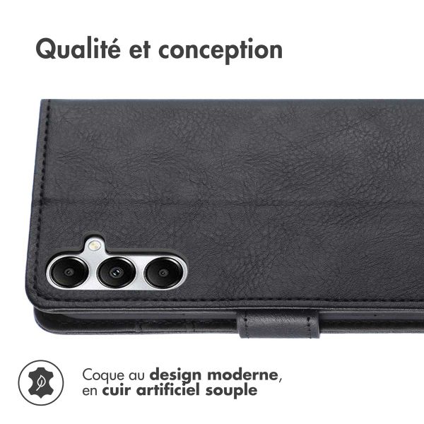 imoshion Étui de télephone portefeuille de luxe Samsung Galaxy A16 - Noir