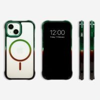 Selencia Coque arrière MagSafe Gradient Apple iPhone 15 - Vert / Brun