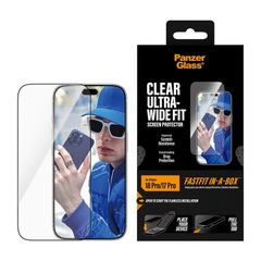 PanzerGlass Ultra Wide Fit FastFit in-a-box Protection d'écran Apple iPhone 18 Pro / 17 Pro
