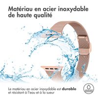 imoshion Bracelet pliant Milanese Apple Watch | 44/45/46/49 mm - Rose Doré