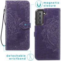 imoshion Etui de télephone Mandala Samsung Galaxy S22 - Violet