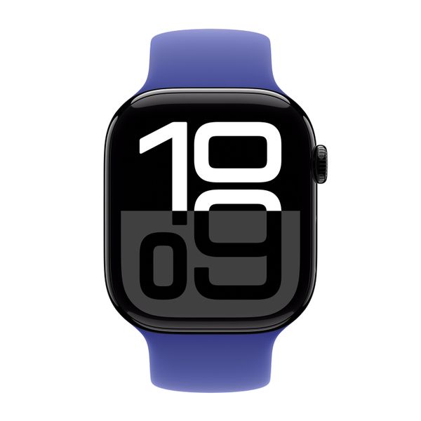 Apple Bracelet Boucle unique en Silicone Apple Watch | 38/40/41/42 mm - Taille 2 - Ultramarine