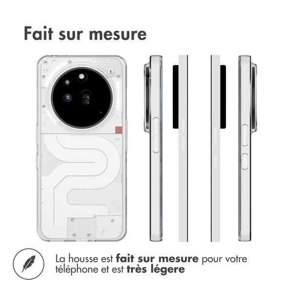 Accezz Coque Clear Nothing Phone (3a) Pro - Transparent