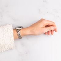 Selencia Bracelet en acier slim style Jubilee Apple Watch | 38/40/41/42 mm - Starlight