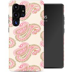 Selencia Coque arrière Vivid Samsung Galaxy S25 Ultra - Paisley Blush