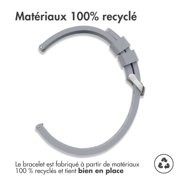 imoshion Bracelet silicone  - Connexion universelle 24 mm - Gris