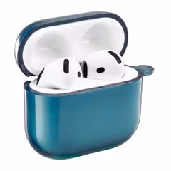 imoshion Coque N&eacute;on Apple AirPods 4 - Bleu Fonc&eacute;