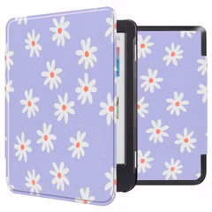 imoshion Design Slim Hard Case Sleepcover Kobo Clara Colour / BW - Flowers Distance