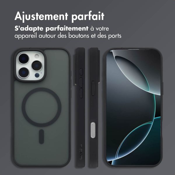 imoshion Coque Color Guard avec MagSafe Apple iPhone 16 Pro - Noir
