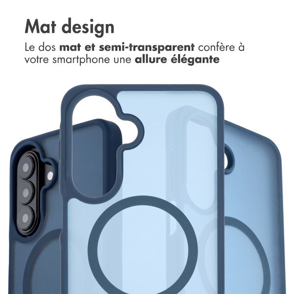 imoshion Coque Color Guard avec MagSafe Samsung Galaxy A27 (5G) - Bleu foncé