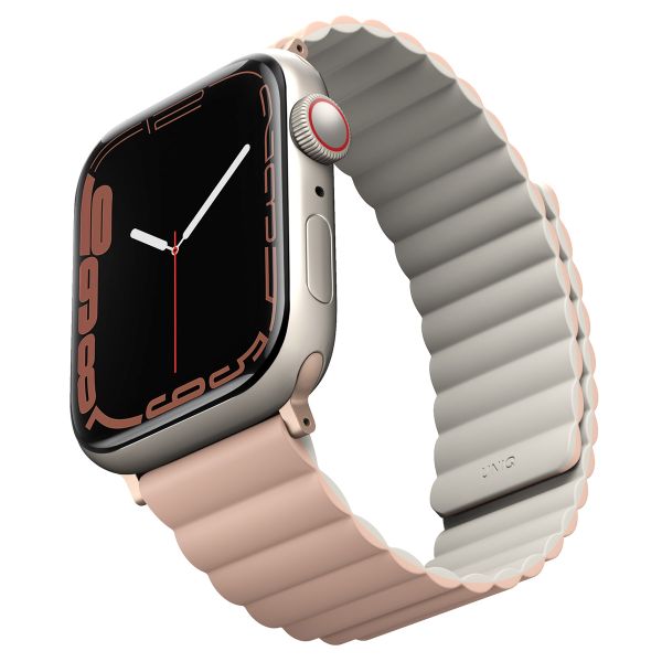 Uniq Bracelet Revix réversible Apple Watch | 38/40/41/42 mm - Blush Pink / Beige