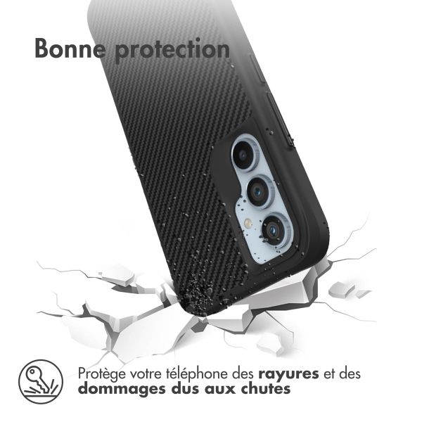 imoshion Rugged Hybrid Carbon Case Samsung Galaxy A54 (5G) - Noir