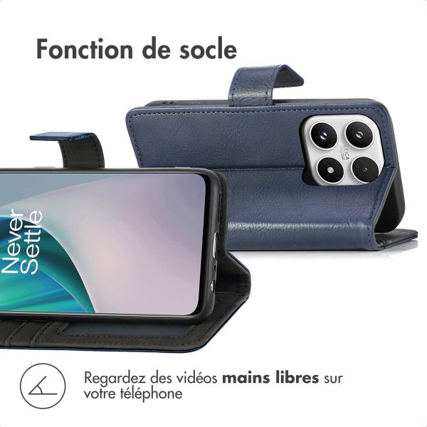 imoshion Étui de télephone portefeuille de luxe Xiaomi 17 - Bleu foncé