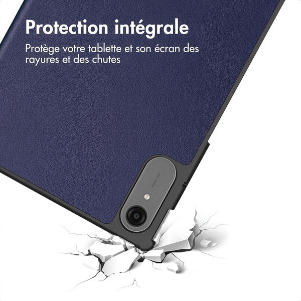 imoshion Coque tablette Trifold Lenovo Idea Tab Pro Gen 2 - Bleu foncé